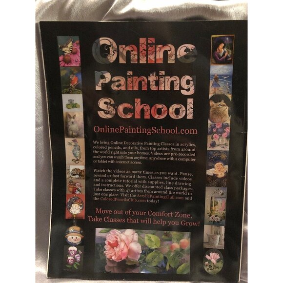 2016 The Decorative Painter Magazine Issue No 1 Broom & Birds Calla Water Lily - Picture 3 of 10